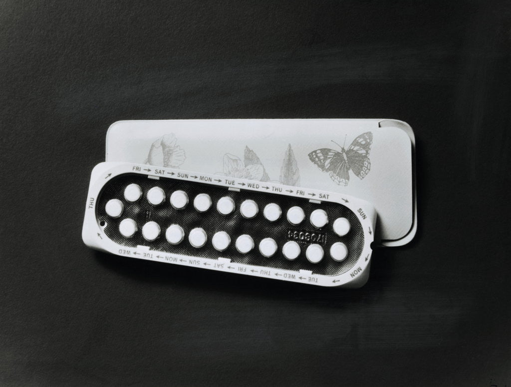 Detail of Package of Birth Control Pills by Anonymous