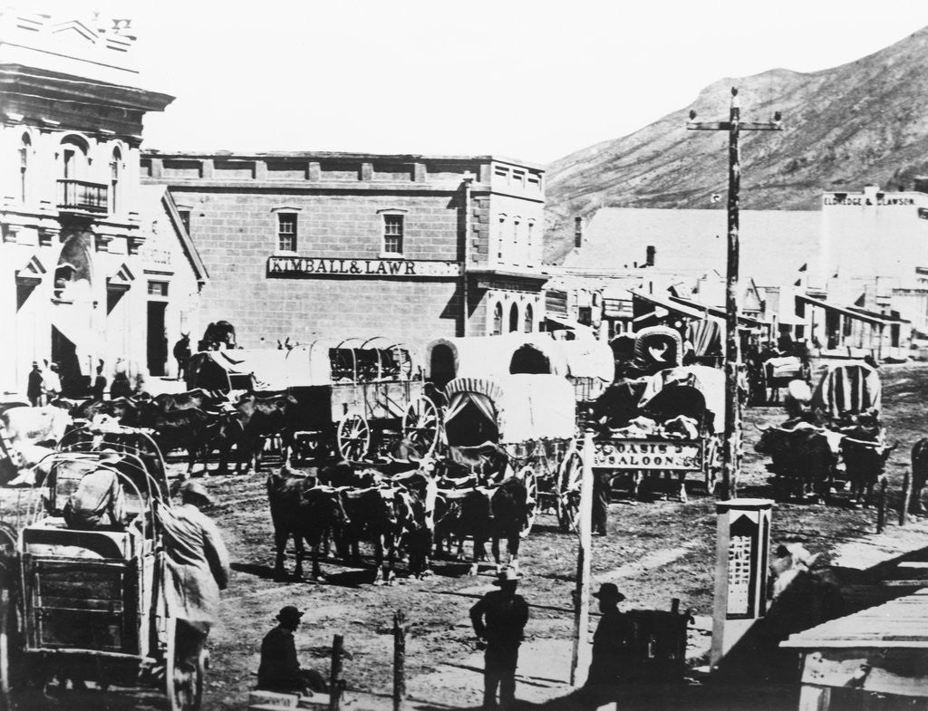 Detail of Main Street in Salt Lake City by Anonymous