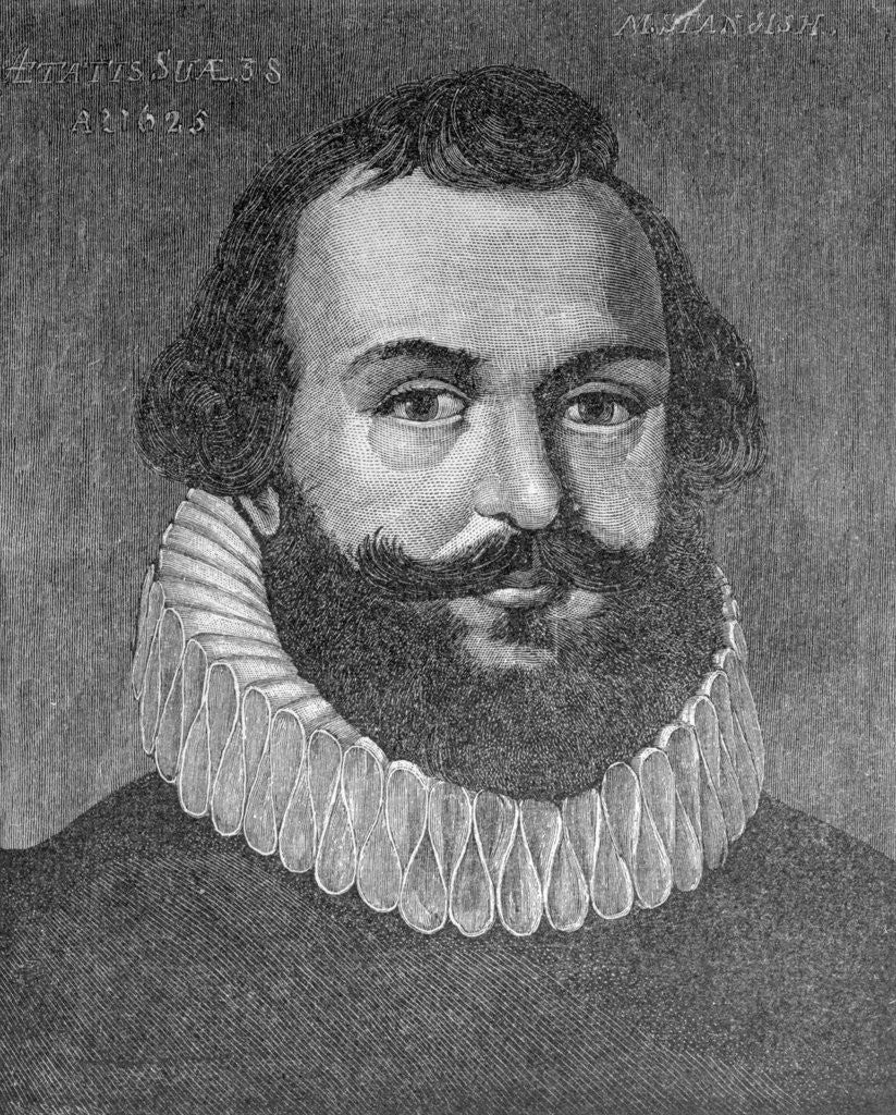 Detail of Portrait of Miles Standish by Anonymous