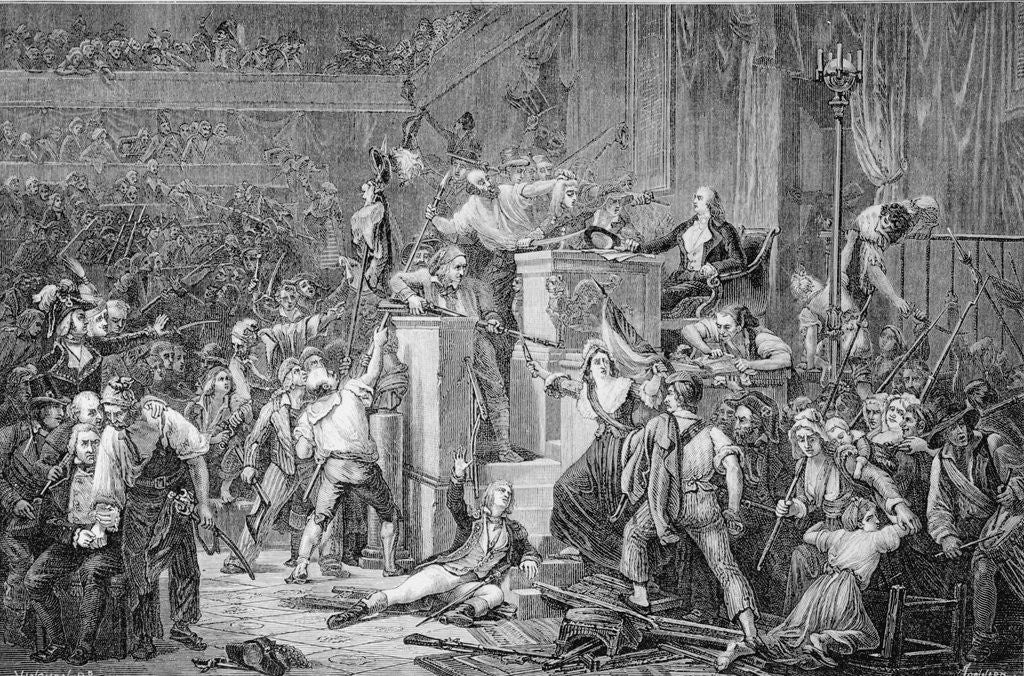 Detail of Terror During French Revolution by Anonymous