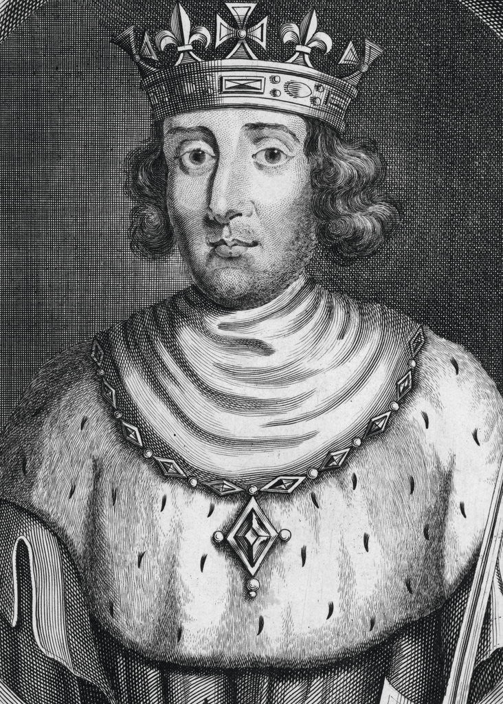 Detail of Portrait of King Edward I of England by Anonymous