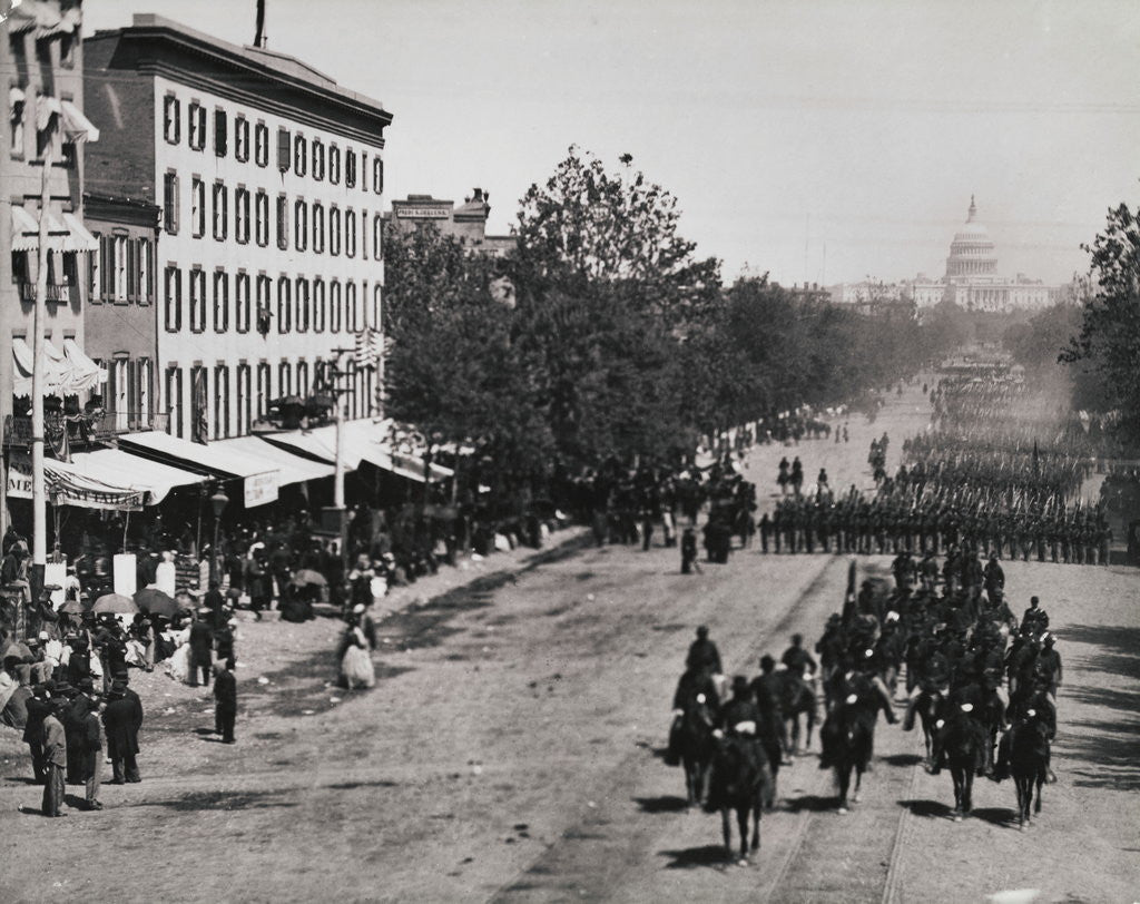 Detail of Military Troops Returning From War by Anonymous