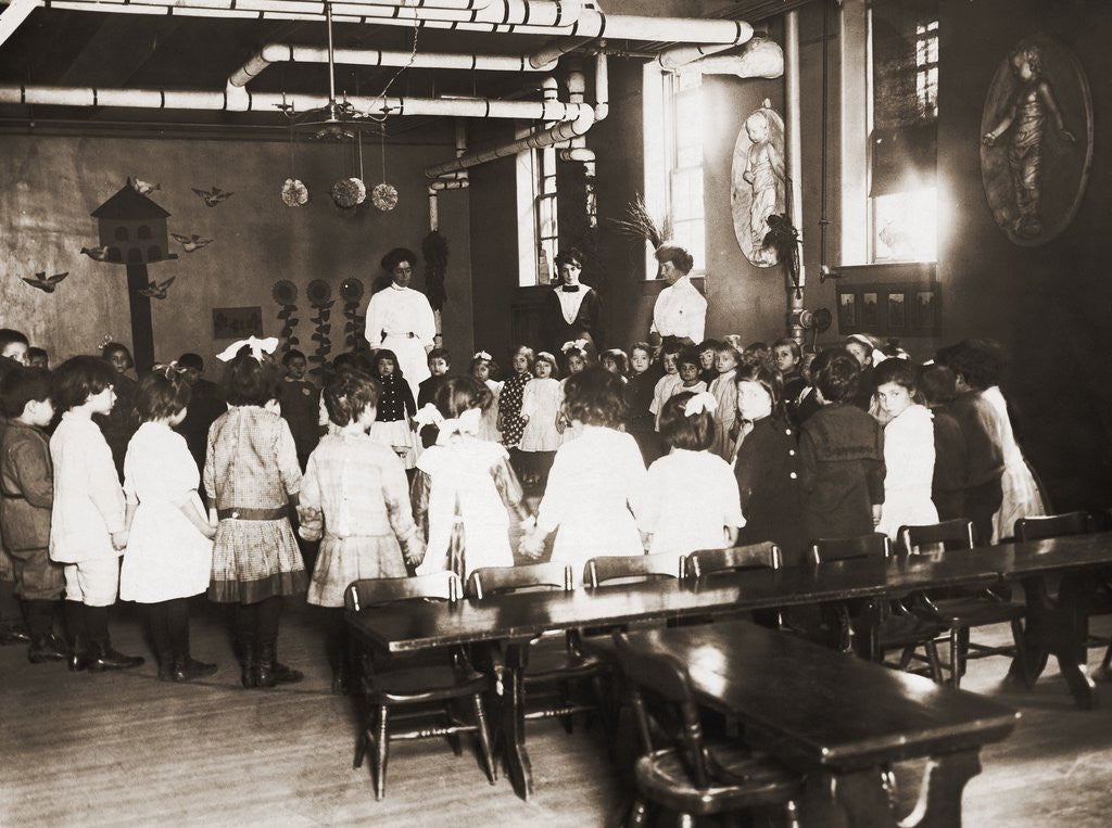 Detail of Kindergarten Class by Anonymous