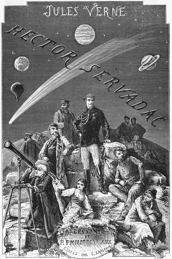 Detail of Cover Illustration for Story by Jules Vernes