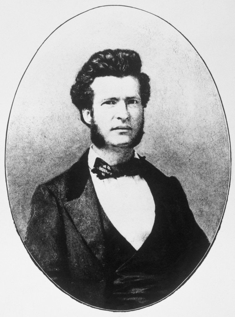 Detail of A Young Samuel Clemens by Anonymous