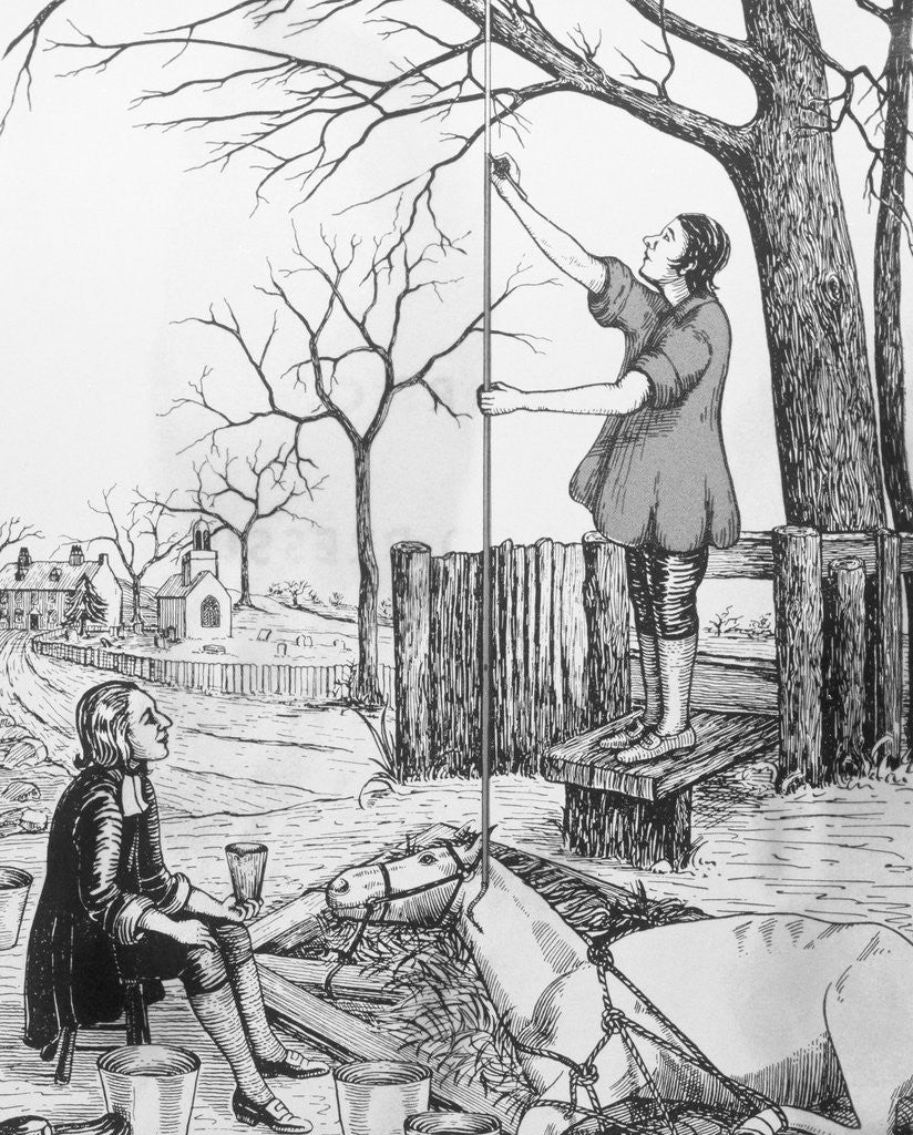 Detail of Stephen Hales Measuring Horse's Blood Pressure by Anonymous