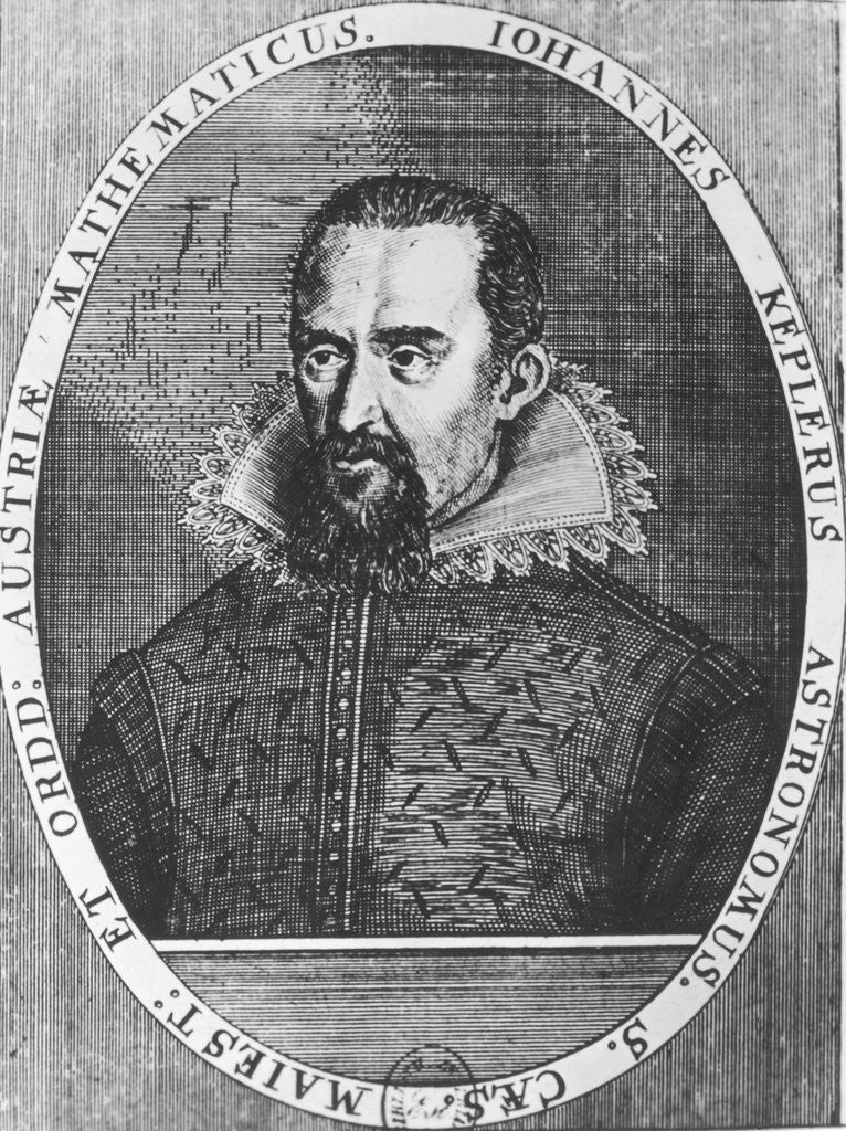 Detail of Portrait of Astronomer Johannes Kepler by Anonymous