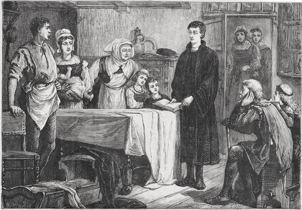 Detail of John Calvin Spreading His Ideologies by Anonymous