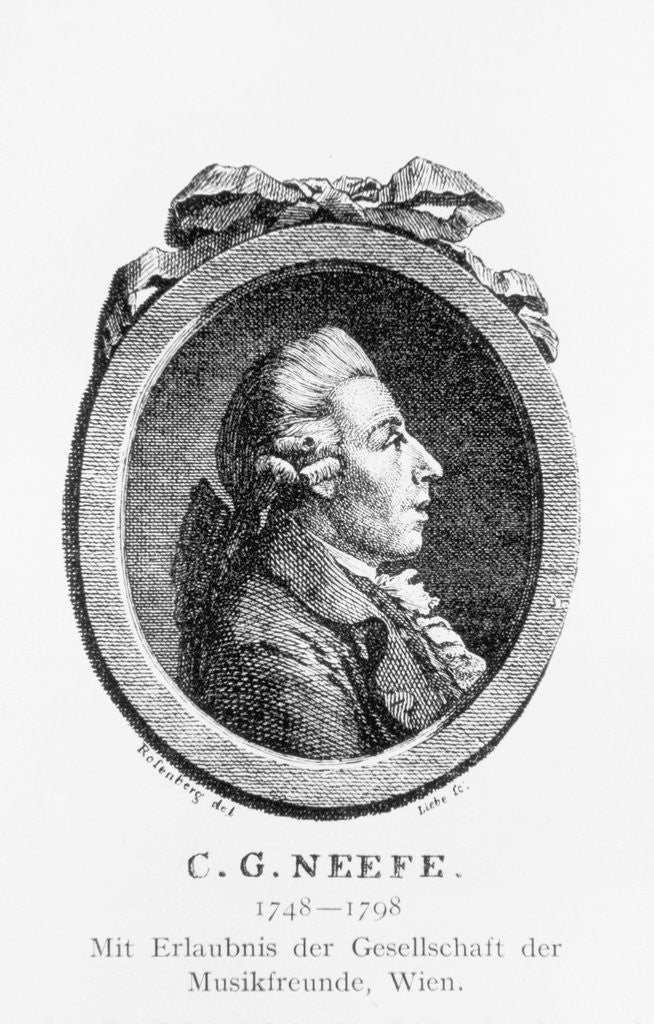 Detail of C. G. Neefe Illustration by Anonymous