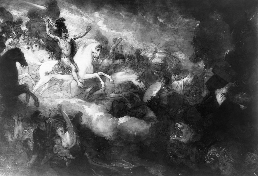 Detail of Destruction of the Beast and the False Prophet by Benjamin West