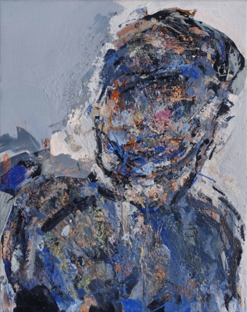 Detail of Leo Genn in a dressing gown, 2006 by Stephen Finer