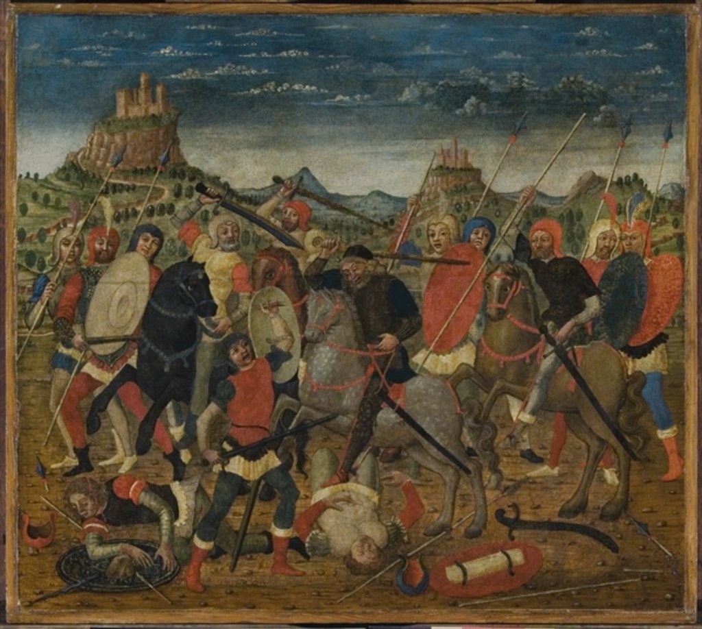 Detail of The Death of Uriah the Hittite by Bernardino Luini