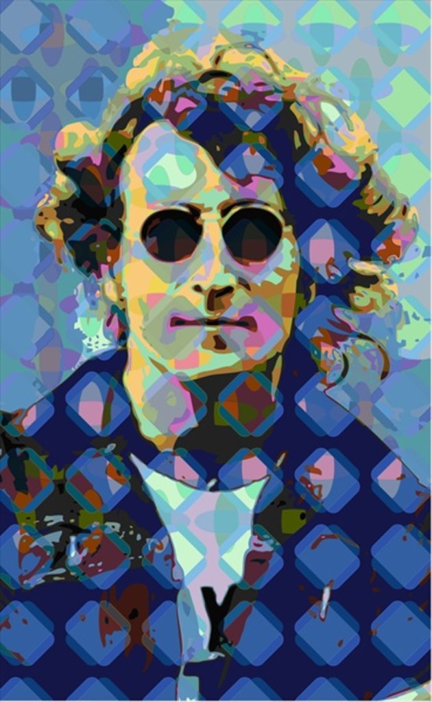 Detail of John Lennon by Scott J. Davis