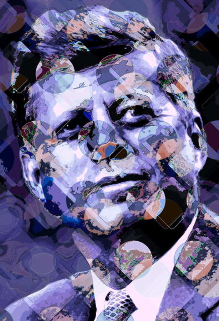 Detail of John F Kennedy, 2013 by Scott J. Davis