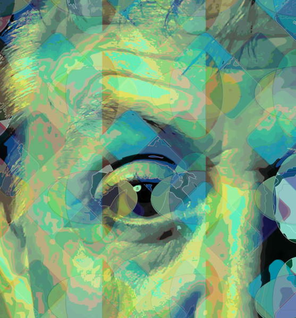 Detail of McCartney eye, 2013 by Scott J. Davis