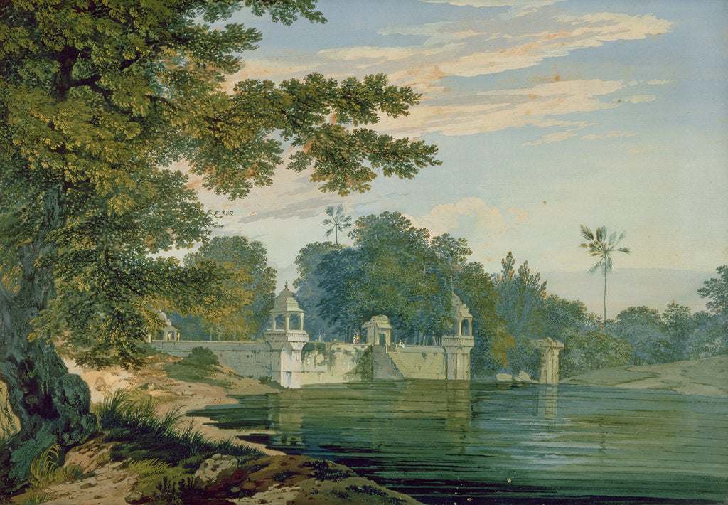 Detail of A View Near Agra, c.1780 by William Hodges