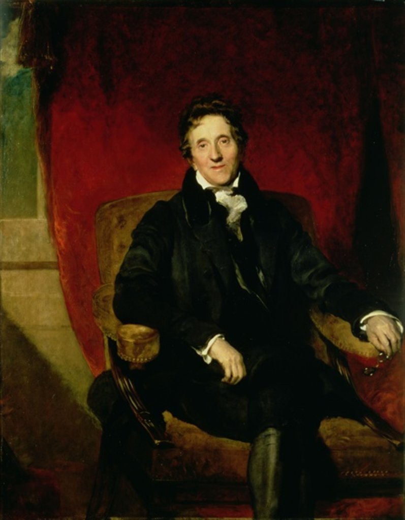 Detail of Portrait of Sir John Soane 1829 by Thomas Lawrence
