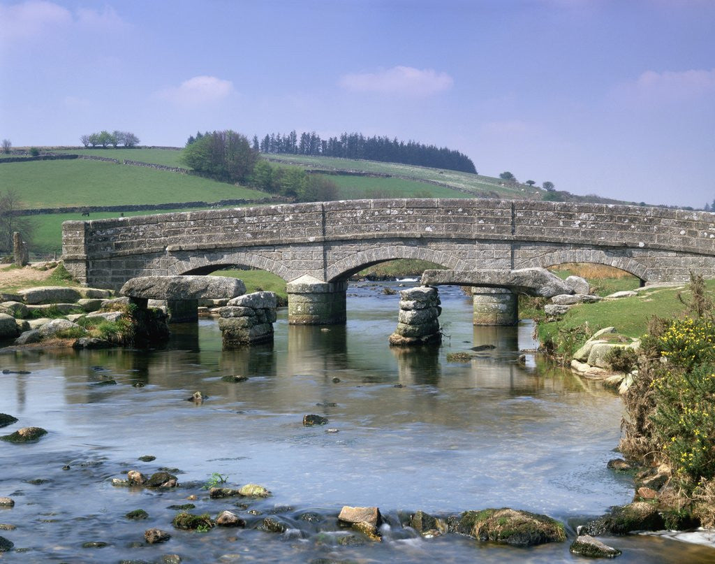 Detail of Clapper Bridge, Devon by Anonymous