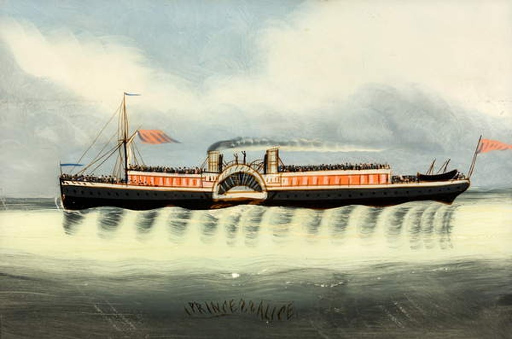 Detail of The 'Princess Alice', after 1878 by English School