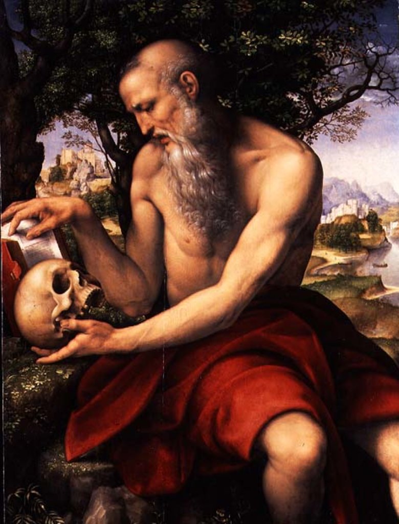 Detail of St. Jerome by Cesare da Sesto