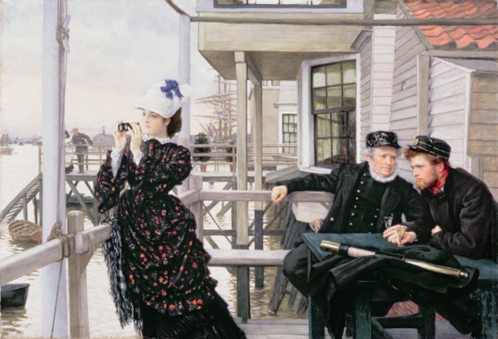 Detail of The Captain's Daughter by James Jacques Joseph Tissot