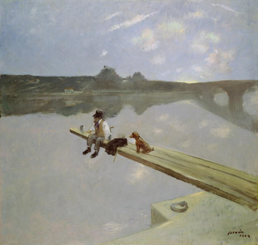 Detail of The Fisherman, 1884 by Jean Louis Forain