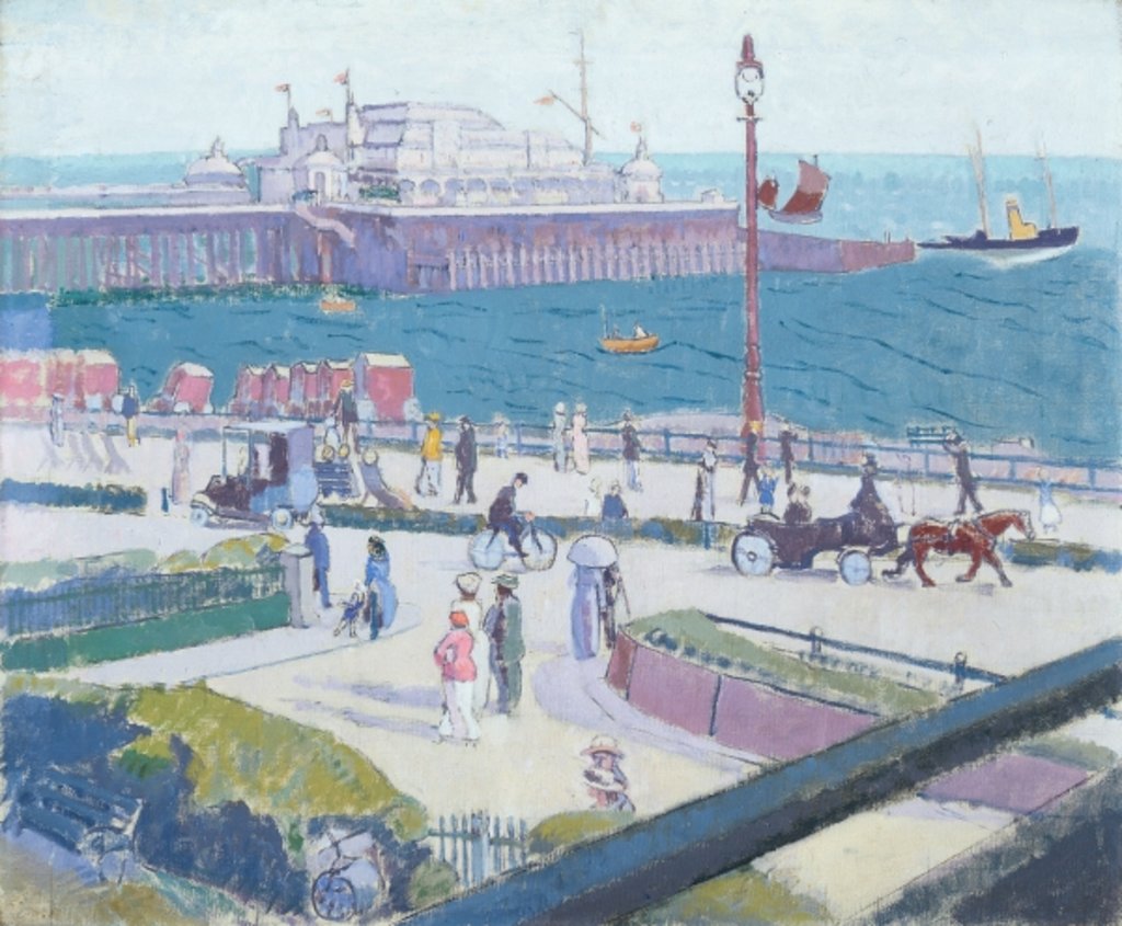 Detail of Brighton Pier, 1913 by Spencer Frederick Gore
