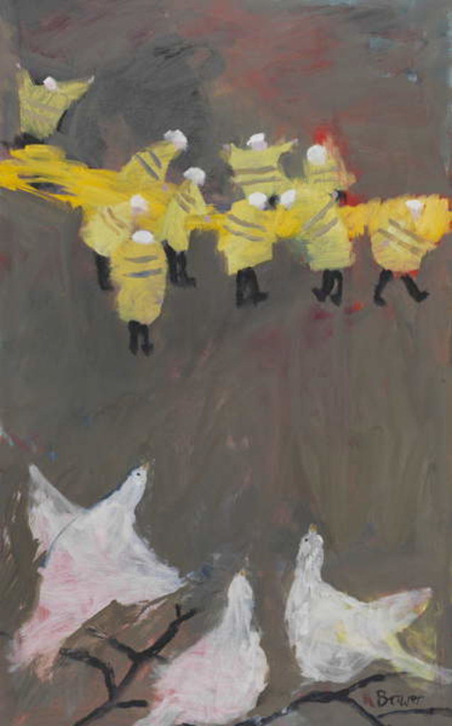 Detail of Trouble in the Pipeline, 2011 by Susan Bower