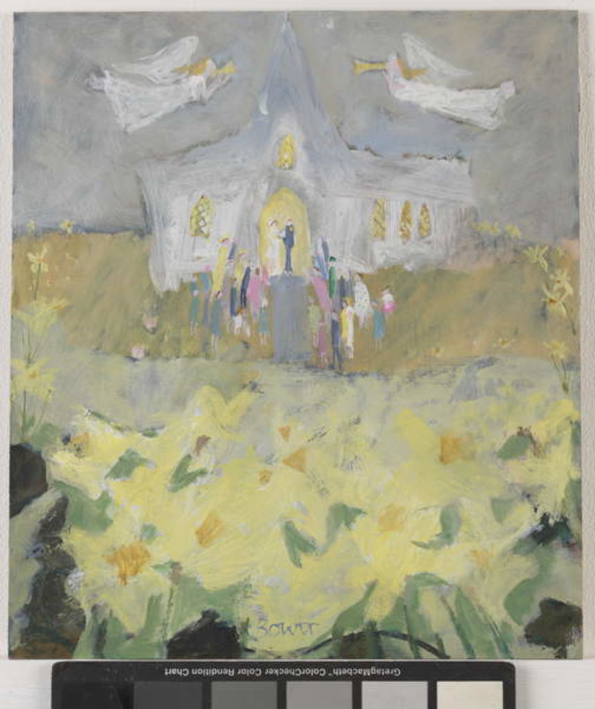 Detail of Daffodil Wedding, 2011 by Susan Bower