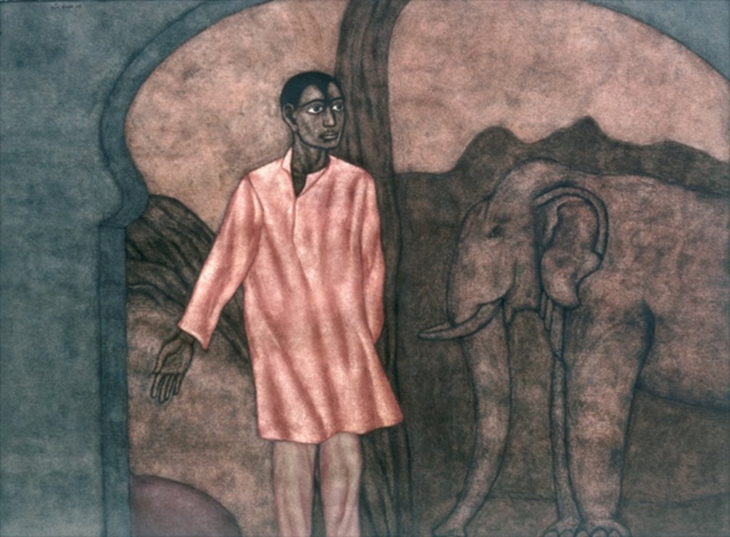 Detail of Guide, 1997 by Shanti Panchal
