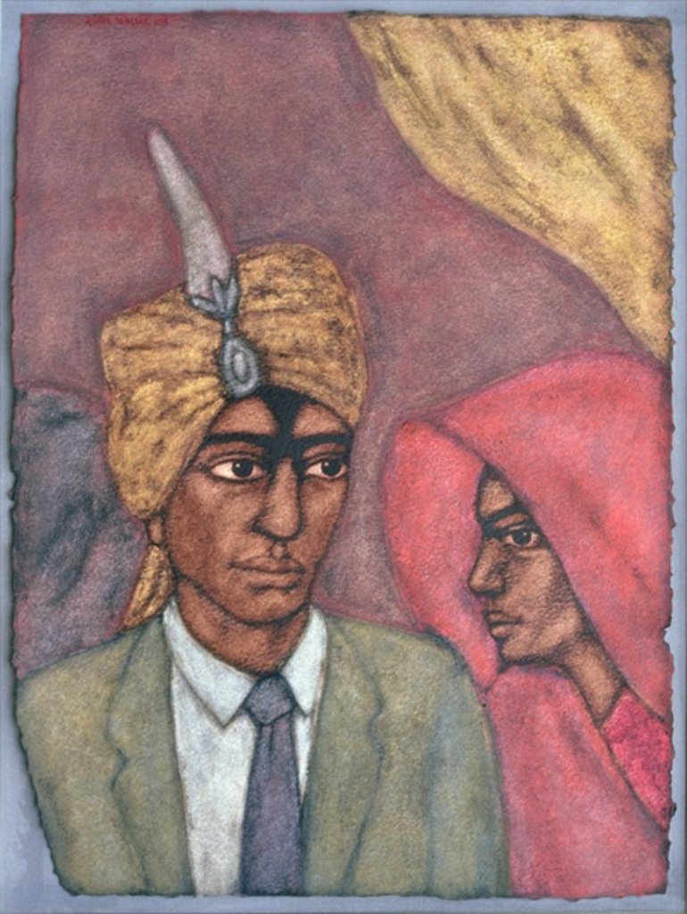 Detail of The Union, 1993 by Shanti Panchal