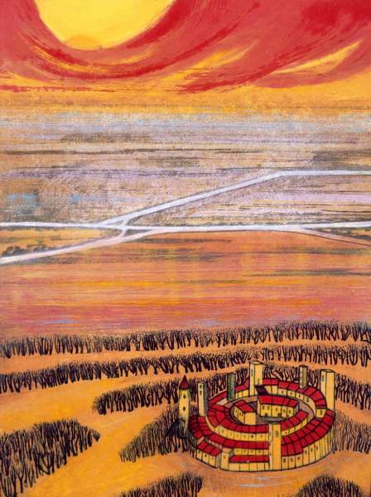 Detail of The Last Town, 2006 by Silvia Pastore