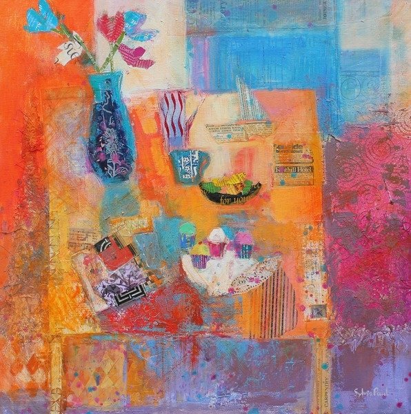 Detail of Summer Table, 2014 by Sylvia Paul