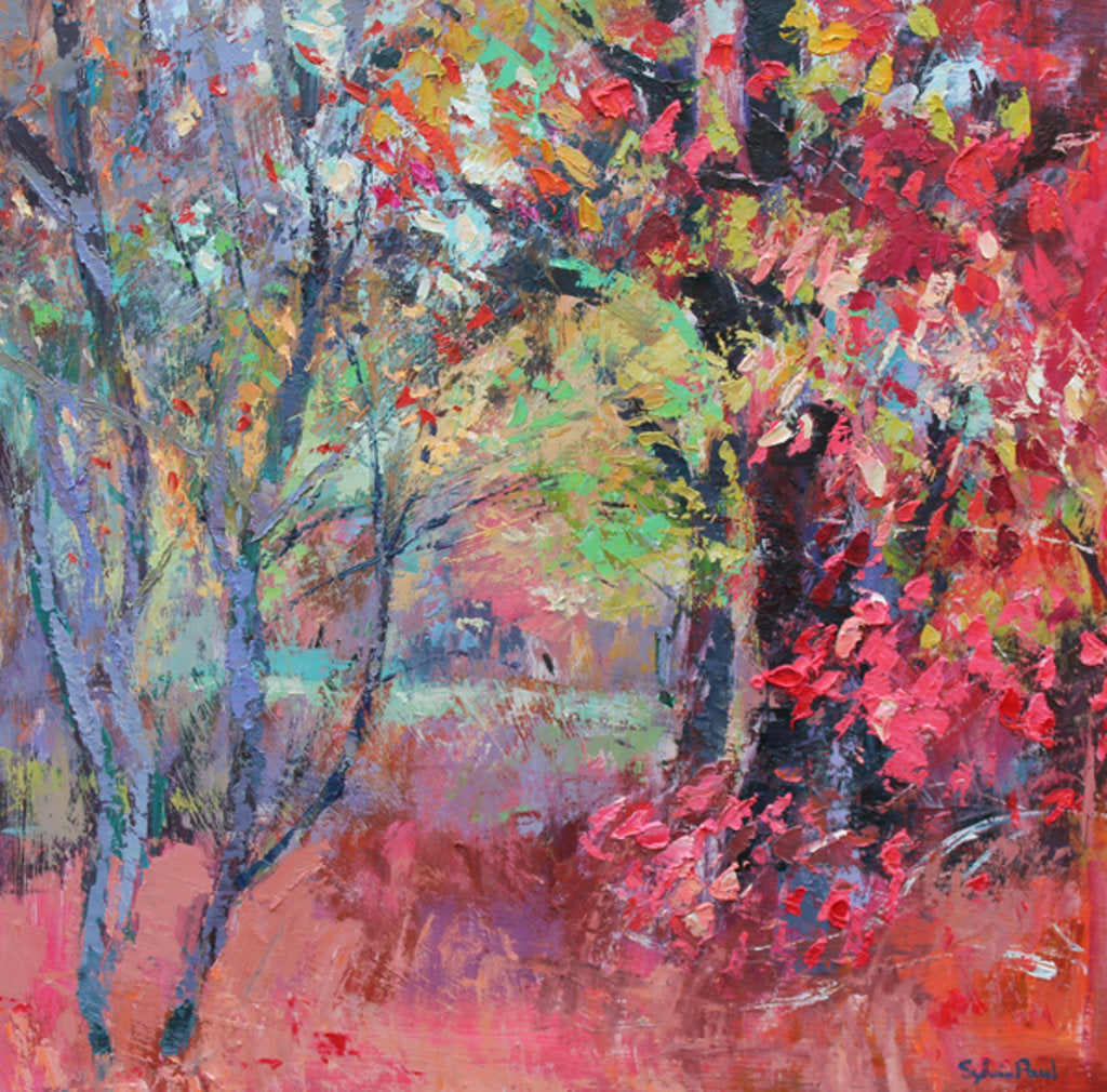 Detail of Glorious Autumn by Sylvia Paul