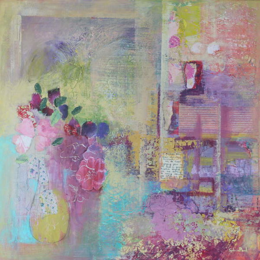 Detail of The Scent of Camellia, 2018 by Sylvia Paul