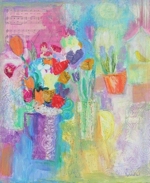 Detail of That Springtime Feeling by Sylvia Paul
