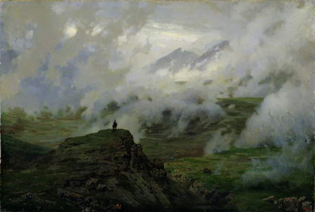 Detail of Mount El'brus, Russia, 1894 by Nikolai Aleksandrovich Yaroshenko