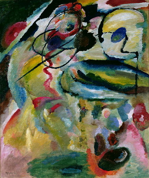 Detail of Abstract Composition, 1911 by Wassily Kandinsky