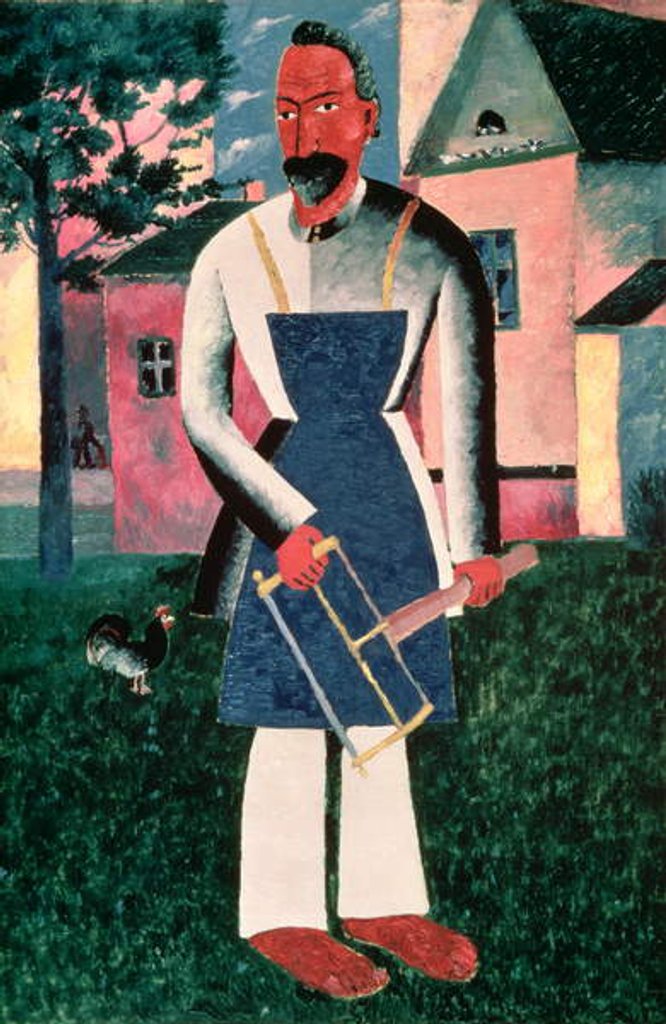 Detail of The Carpenter III, 1910 by Kazimir Severinovich Malevich