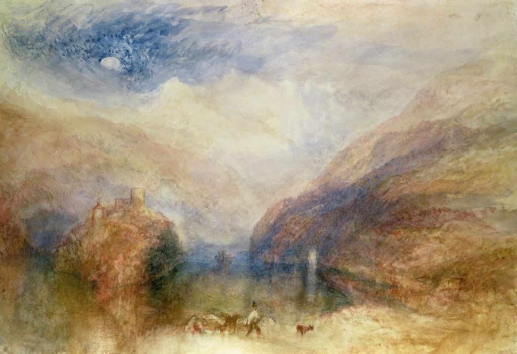 Detail of Lake of Brienz, 19th century by Joseph Mallord William Turner