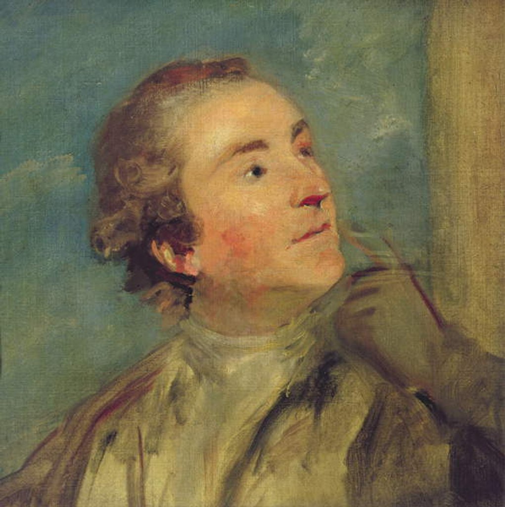 Detail of Portrait of Sir William Chambers by English School