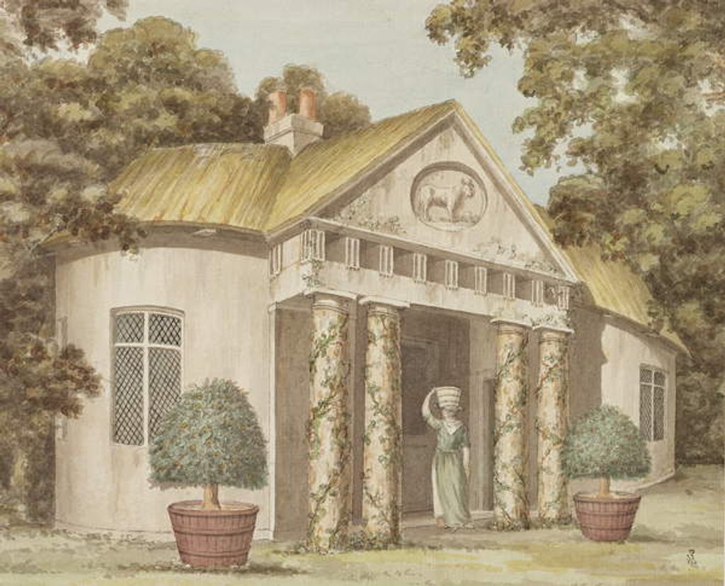 Detail of The Dairy at Hamels, Hertfordshire by English School