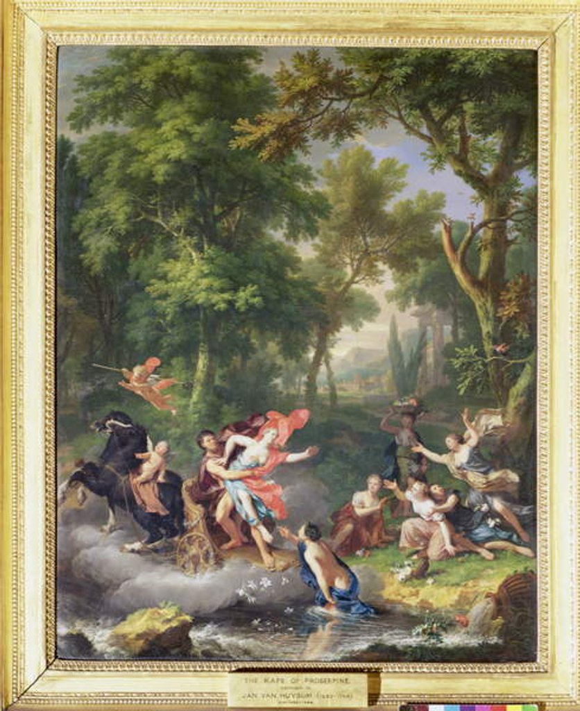 Detail of The Rape of Proserpine by Jan van Huysum
