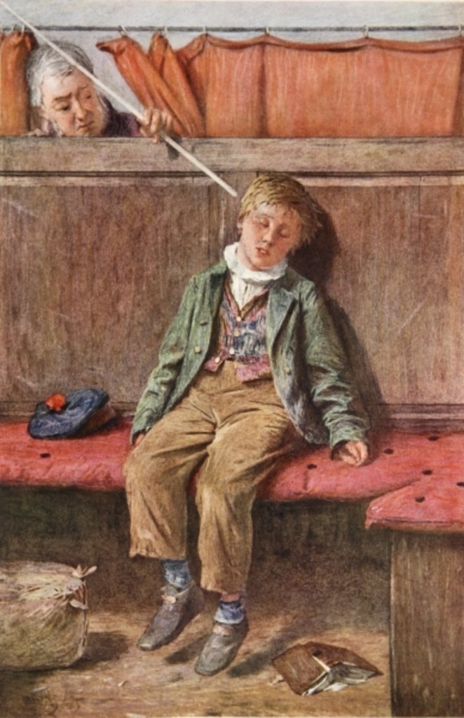 Detail of The word and a blow, 1875 by Henry Benjamin Roberts