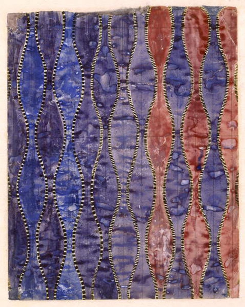 Detail of Textile design by Charles Rennie Mackintosh