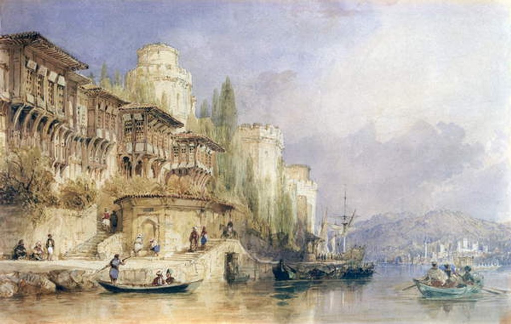 Detail of The House on the Bosphorus by Thomas Allom