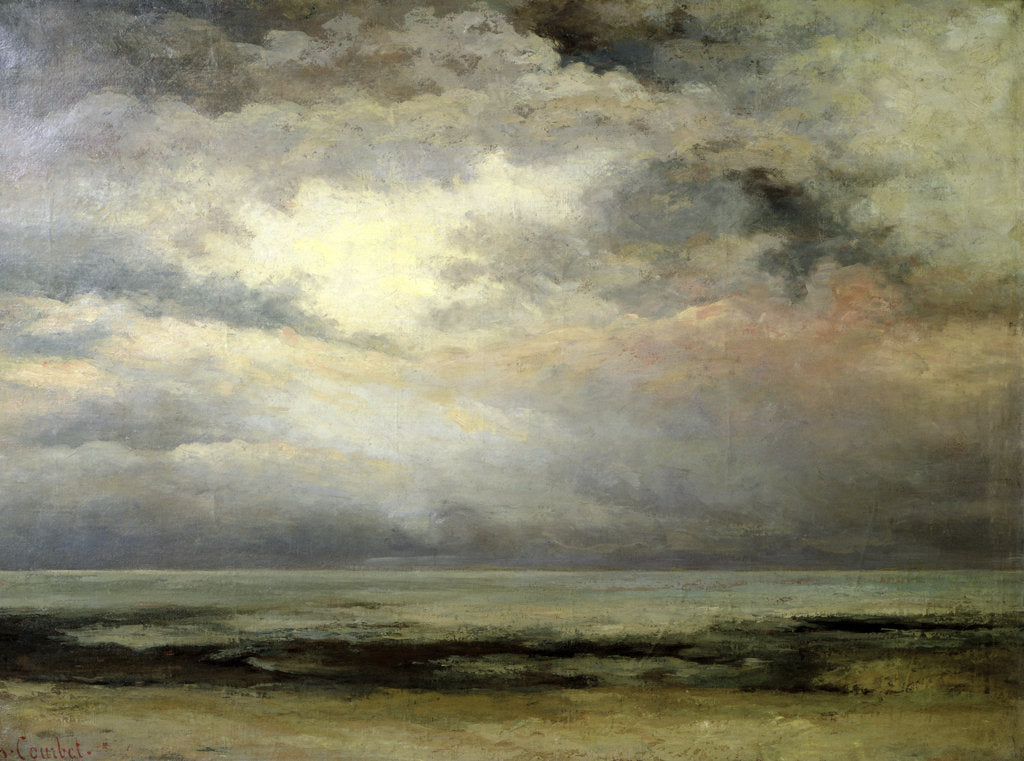 Detail of The Immensity, 1869 by Gustave Courbet