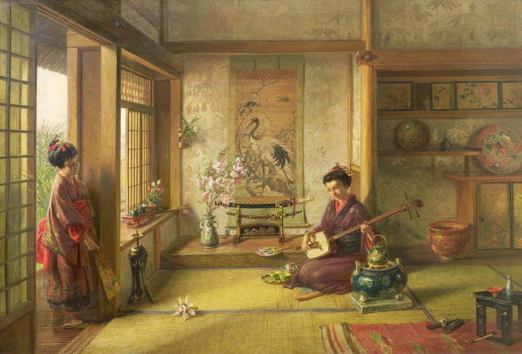 Detail of The Stray Shuttlecock by Frank Dillon