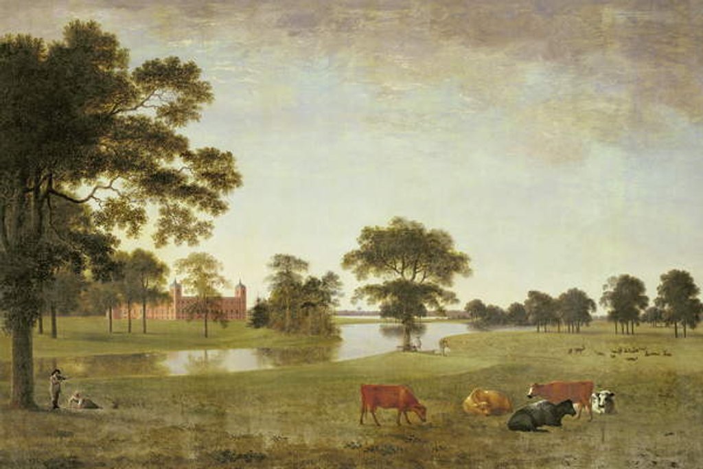 Detail of Osterley Park by Anthony Devis
