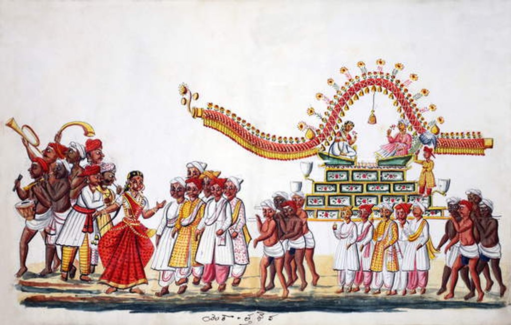 Detail of Wedding ceremony by Indian School